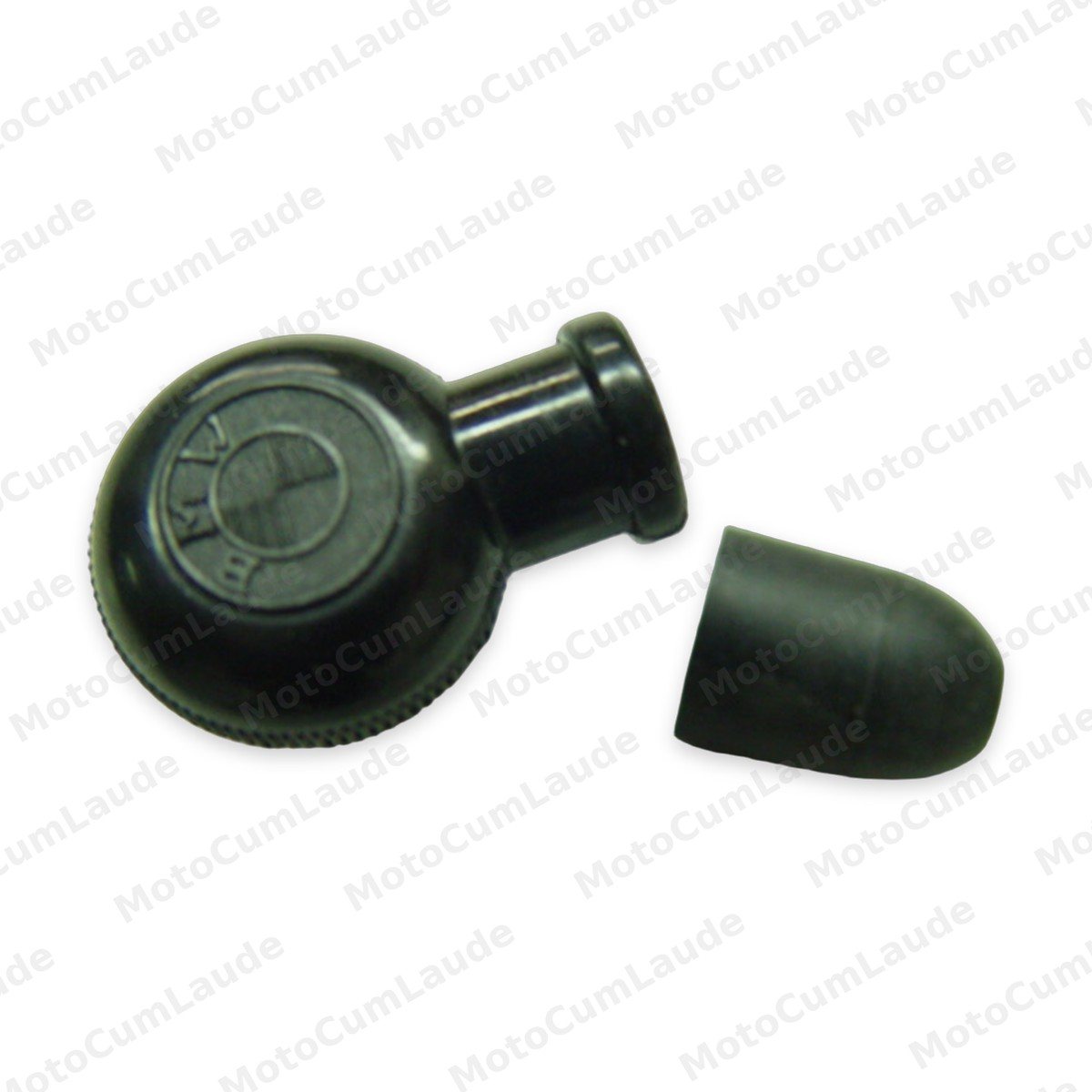 Zündkerzenstecker schwarz, mit BMW-Logo