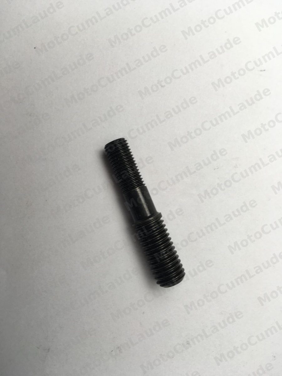 Stiftschraube M10xM8x1x27 schwarz verzinkt