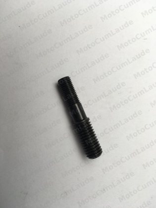 Stiftschraube M10xM8x1x27 schwarz verzinkt