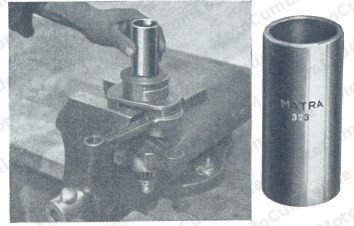 Montagebüchse für Kurbelwellen-Rollenlager 37/45 Ø