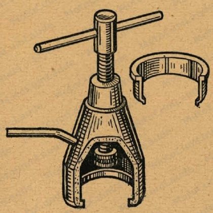 Abzieher für Kugellager auf der Kurbelwelle