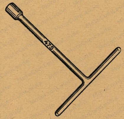 Steckschlüssel für Getriebe 9 mm SW