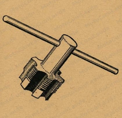 Spezialgewindeschneider für Radnabe M 65x1,5